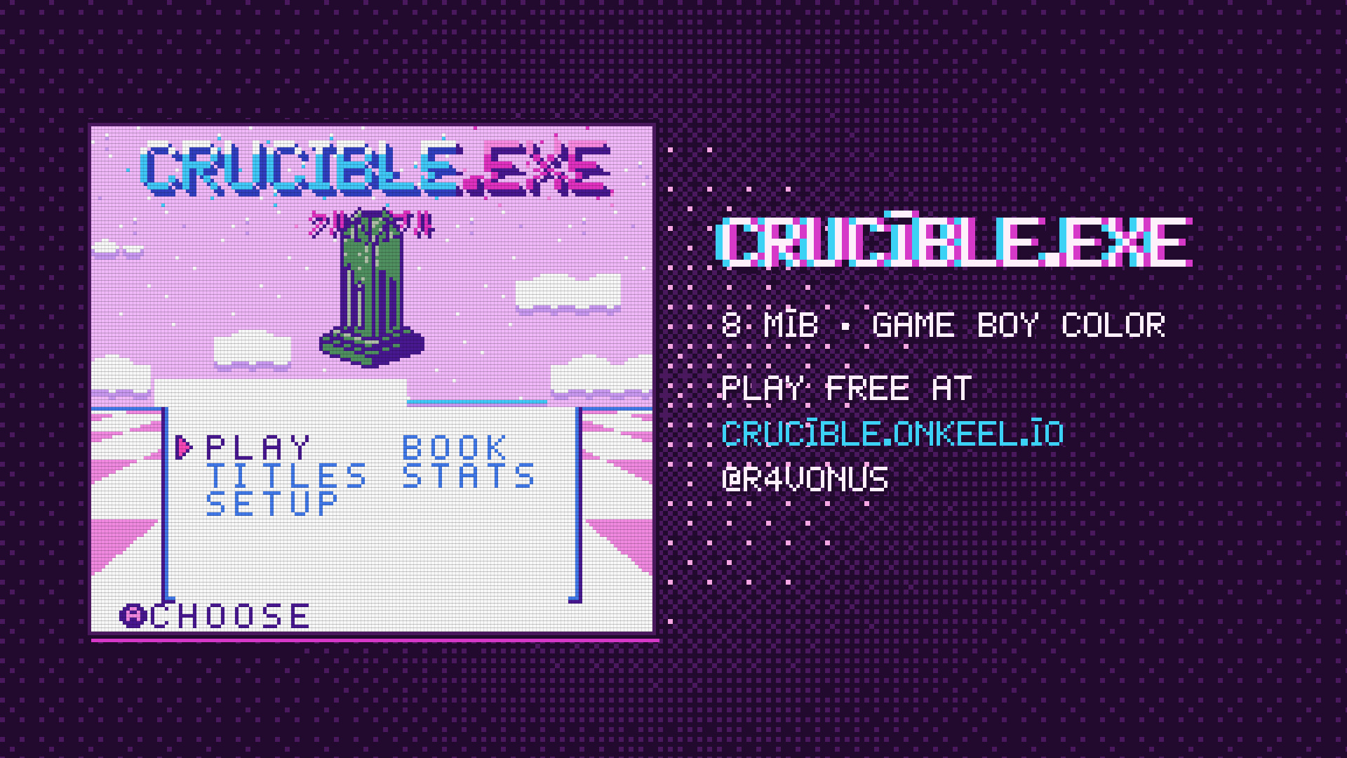 CRUCIBLE.EXE trailer poster